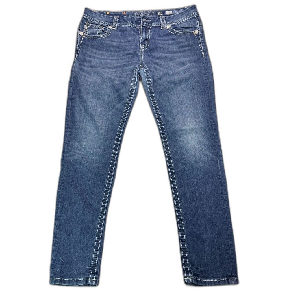 Miss Me Easy Skinny Mid Rise Jeans Size 29 Y2K